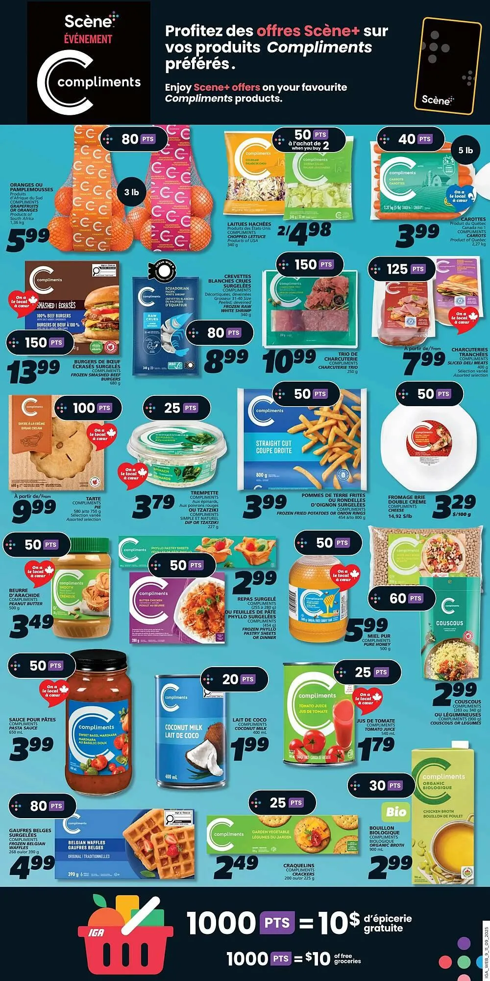 IGA flyer from September 11 to September 24 2025 - flyer page 13