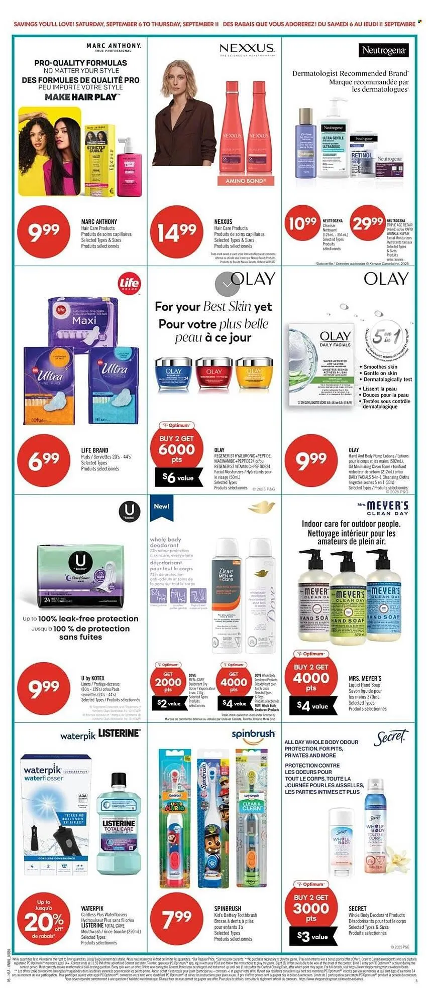 Shoppers Drug Mart flyer from September 6 to September 11 2025 - flyer page 15
