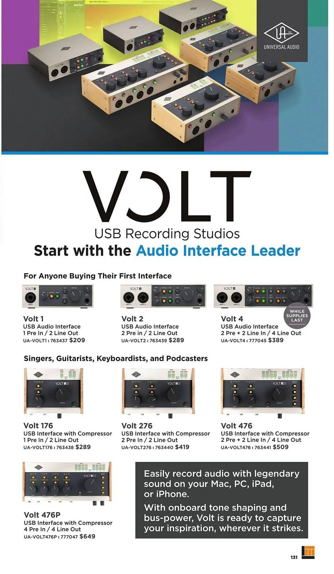 Long & McQuade flyer from November 5 to July 31 2026 - flyer page 131