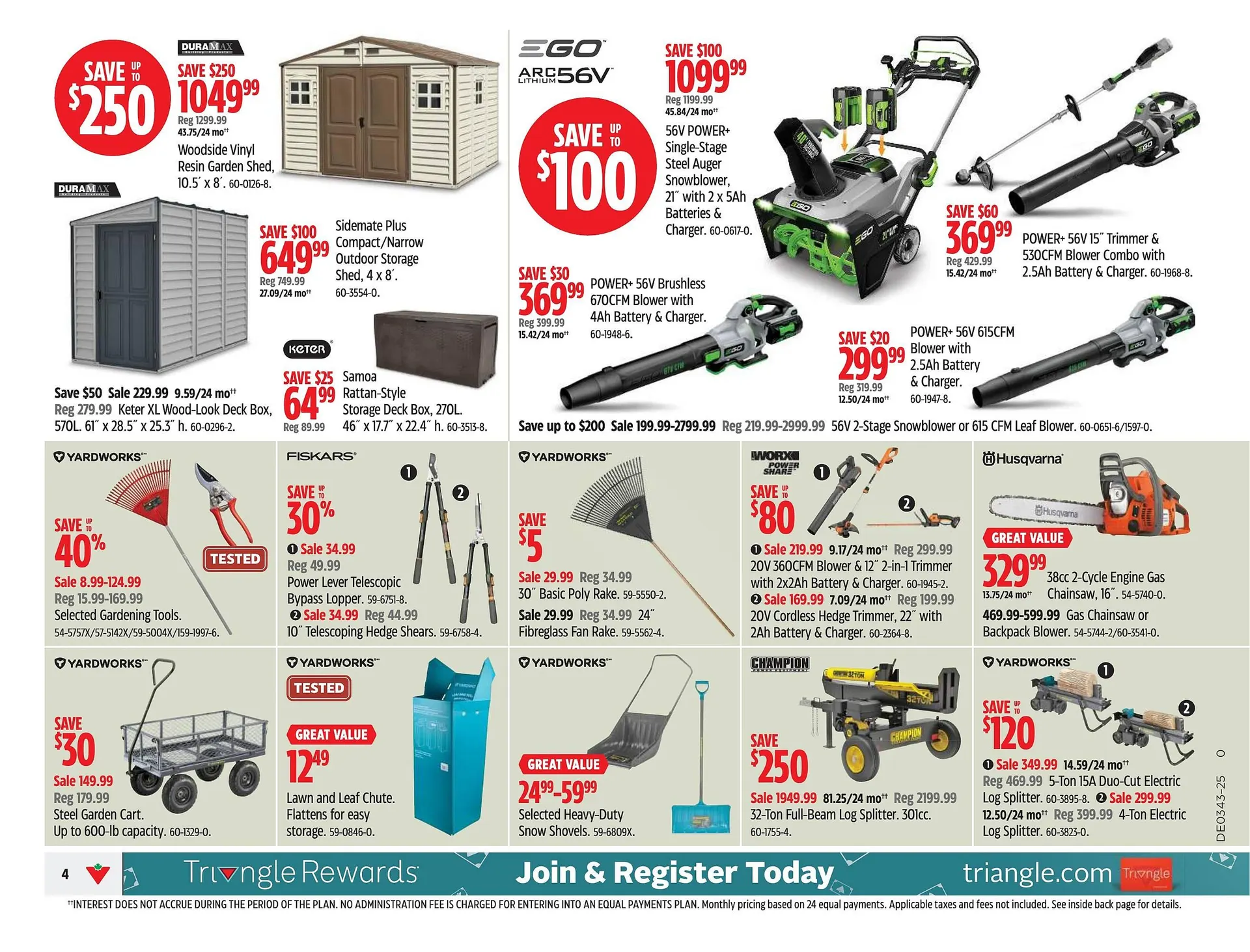 Canadian Tire flyer from October 16 to October 22 2025 - flyer page 4