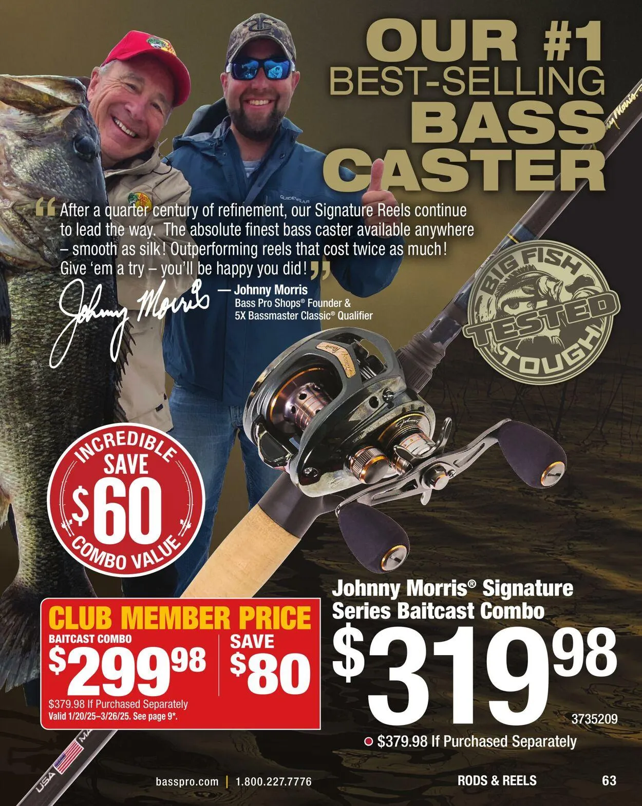 Bass Pro Current flyer from April 7 to April 21 2025 - flyer page 63