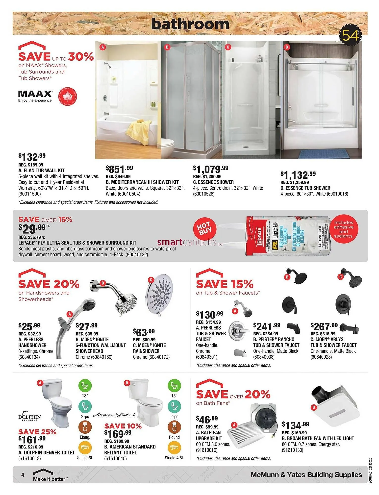 McMunn & Yates Building Supplies flyer from January 2 to January 14 2026 - flyer page 4