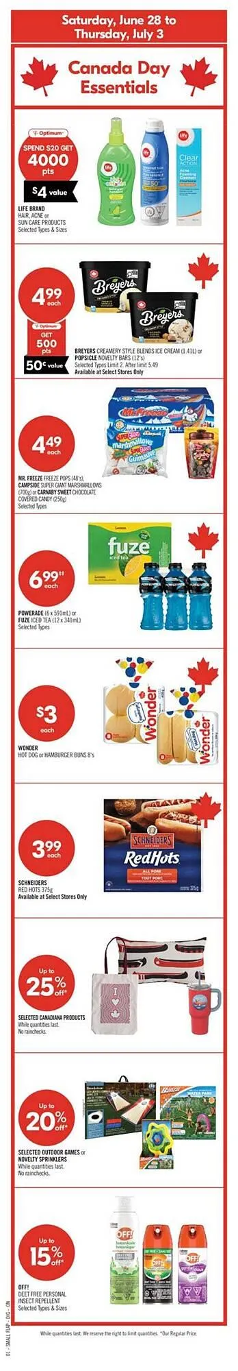 Shoppers Drug Mart flyer from June 26 to July 3 2025 - flyer page 4