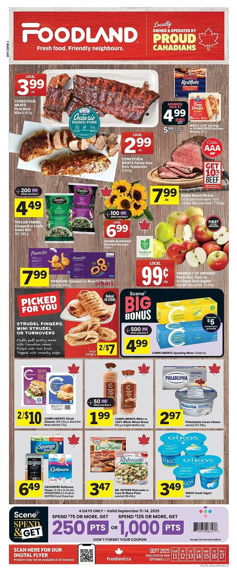 Foodland flyer from September 11 to September 17 2025 - flyer page 1