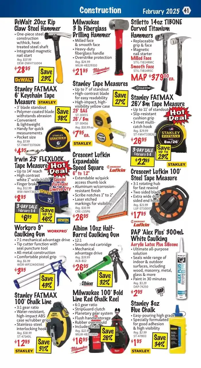 KMS Tools  from February 1 to February 15 2025 - flyer page 41