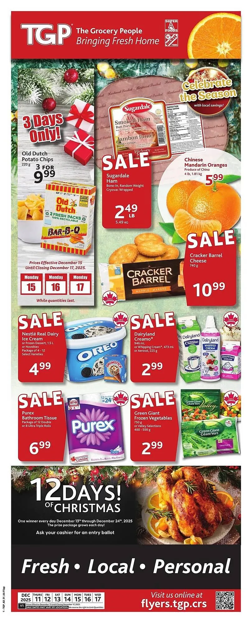 TGP The Grocery People flyer from December 10 to December 16 2025 - flyer page 1