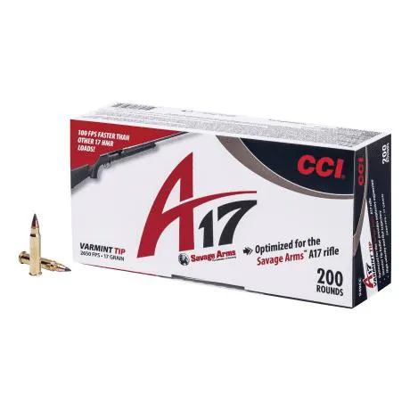 CCI® .17 HMR A17 Rimfire Ammunition