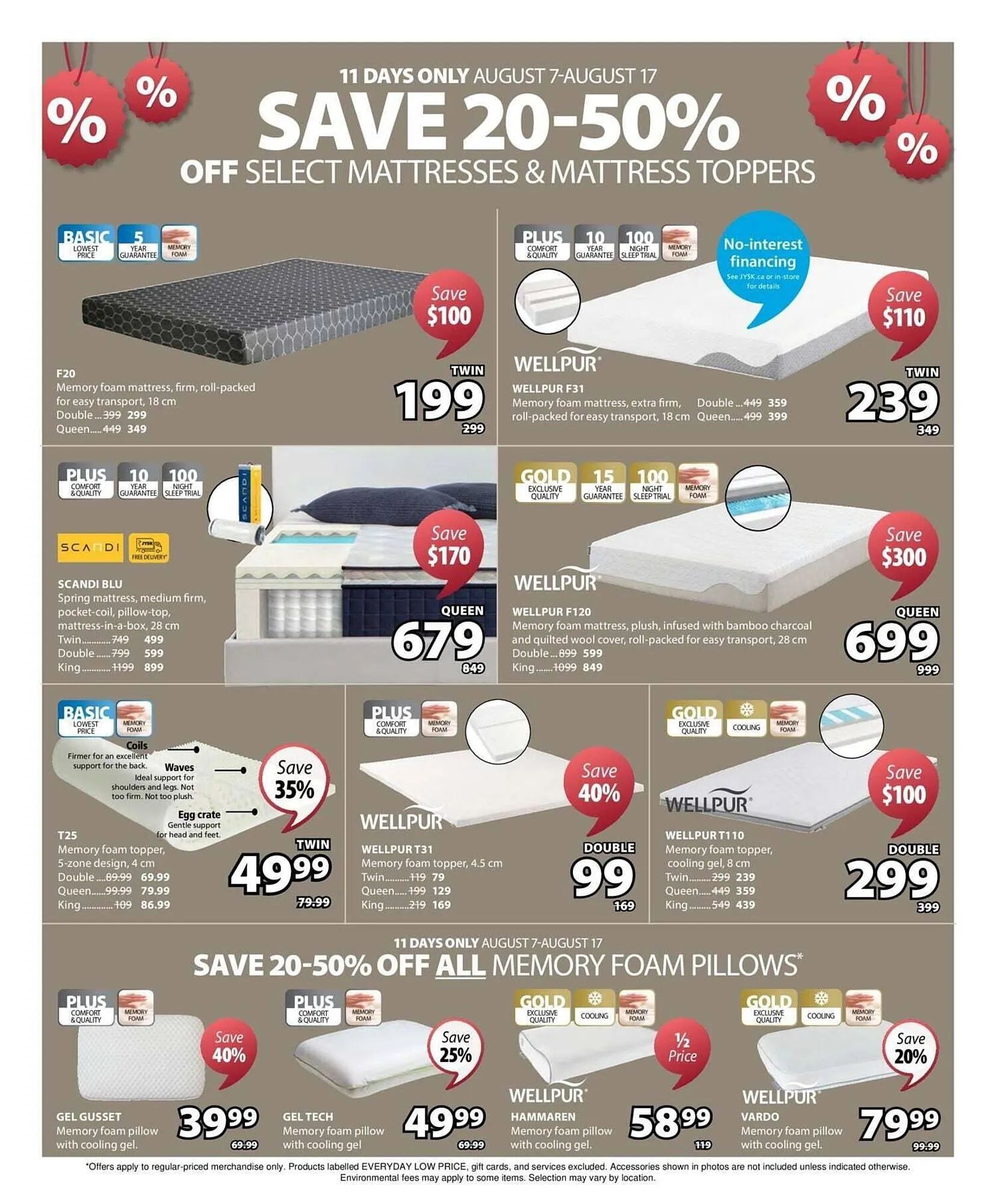 JYSK flyer from August 7 to August 21 2025 - flyer page 9