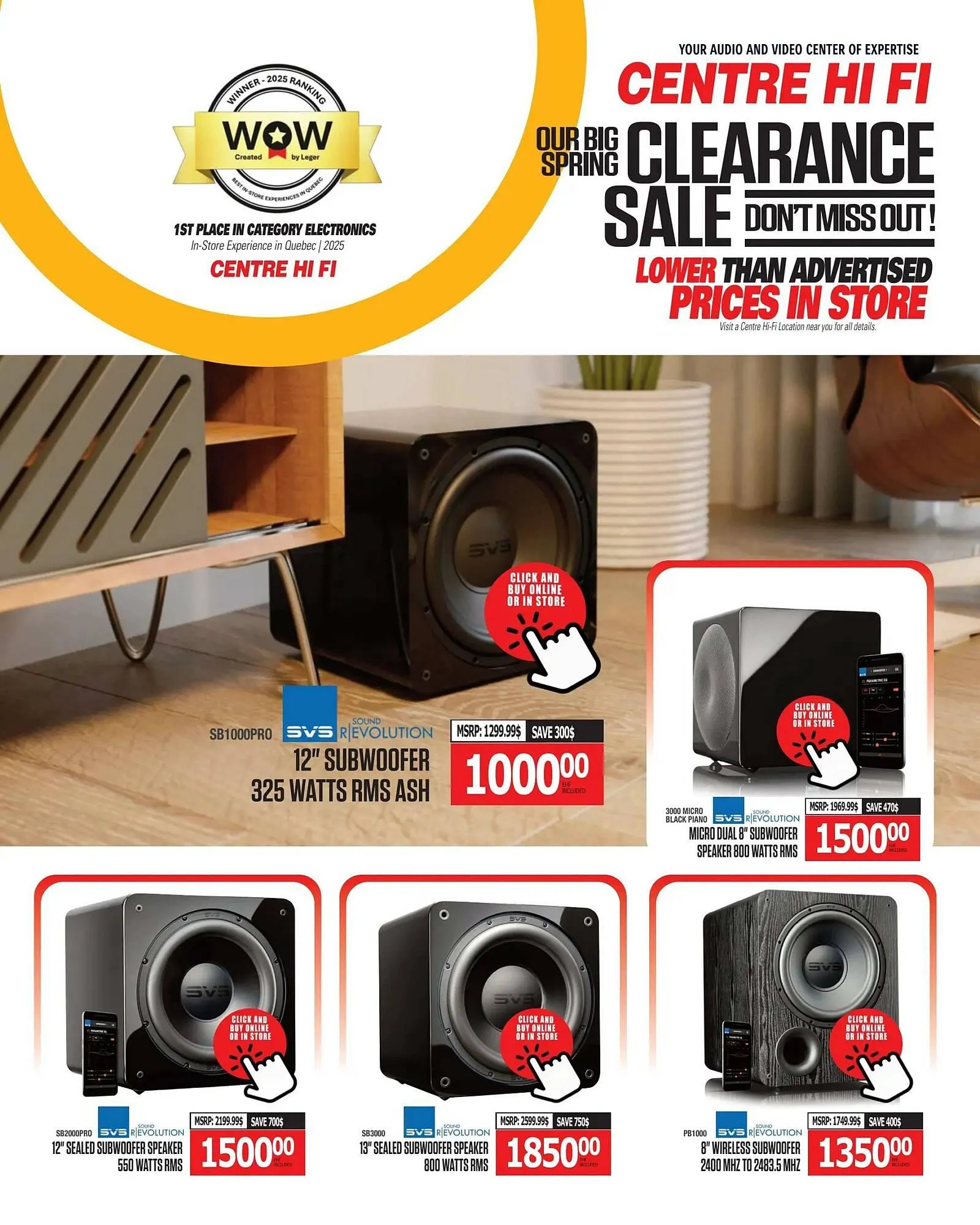 Centre Hi-Fi flyer from April 11 to April 17 2025 - flyer page 57