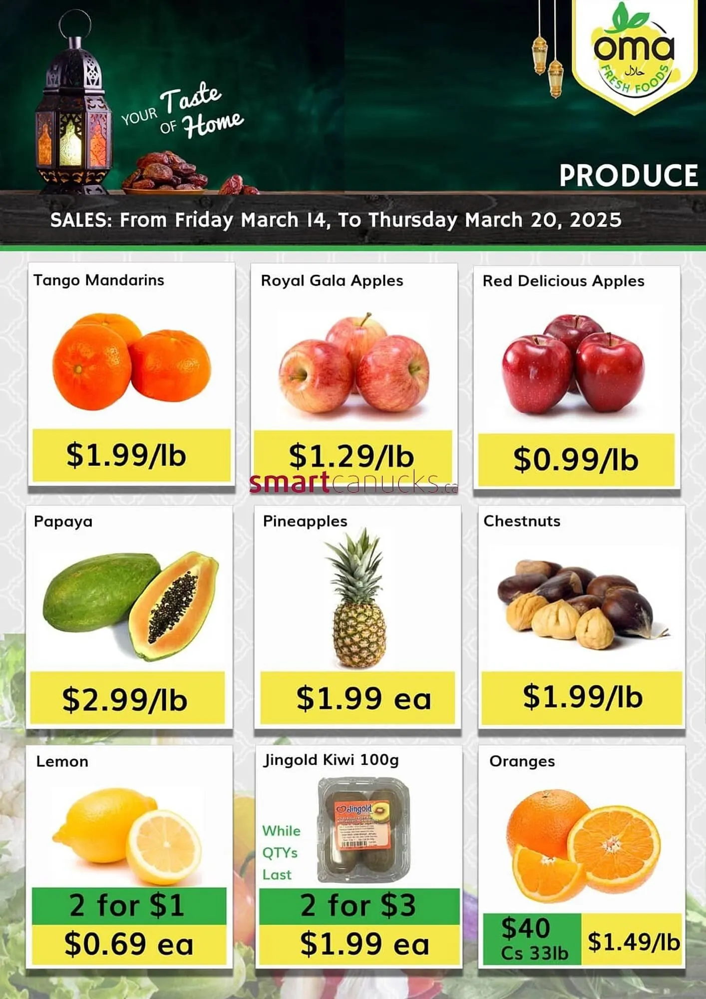 Oma Fresh Foods flyer from March 14 to March 20 2025 - flyer page 8