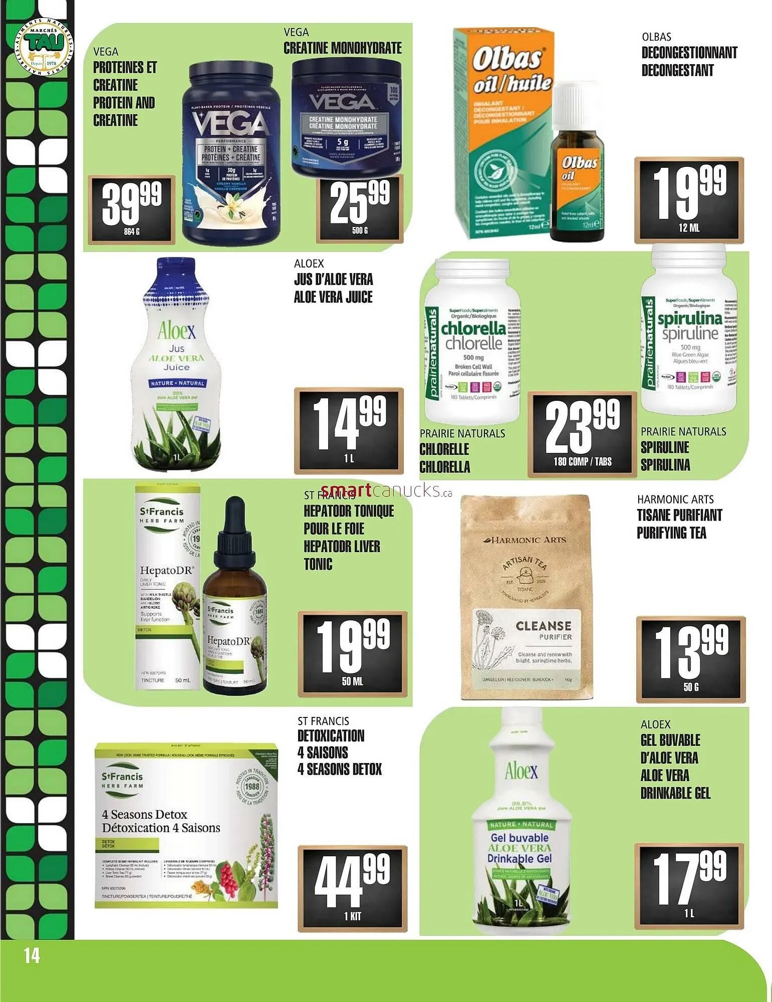 Marches Tau flyer from January 5 to February 1 2026 - flyer page 14