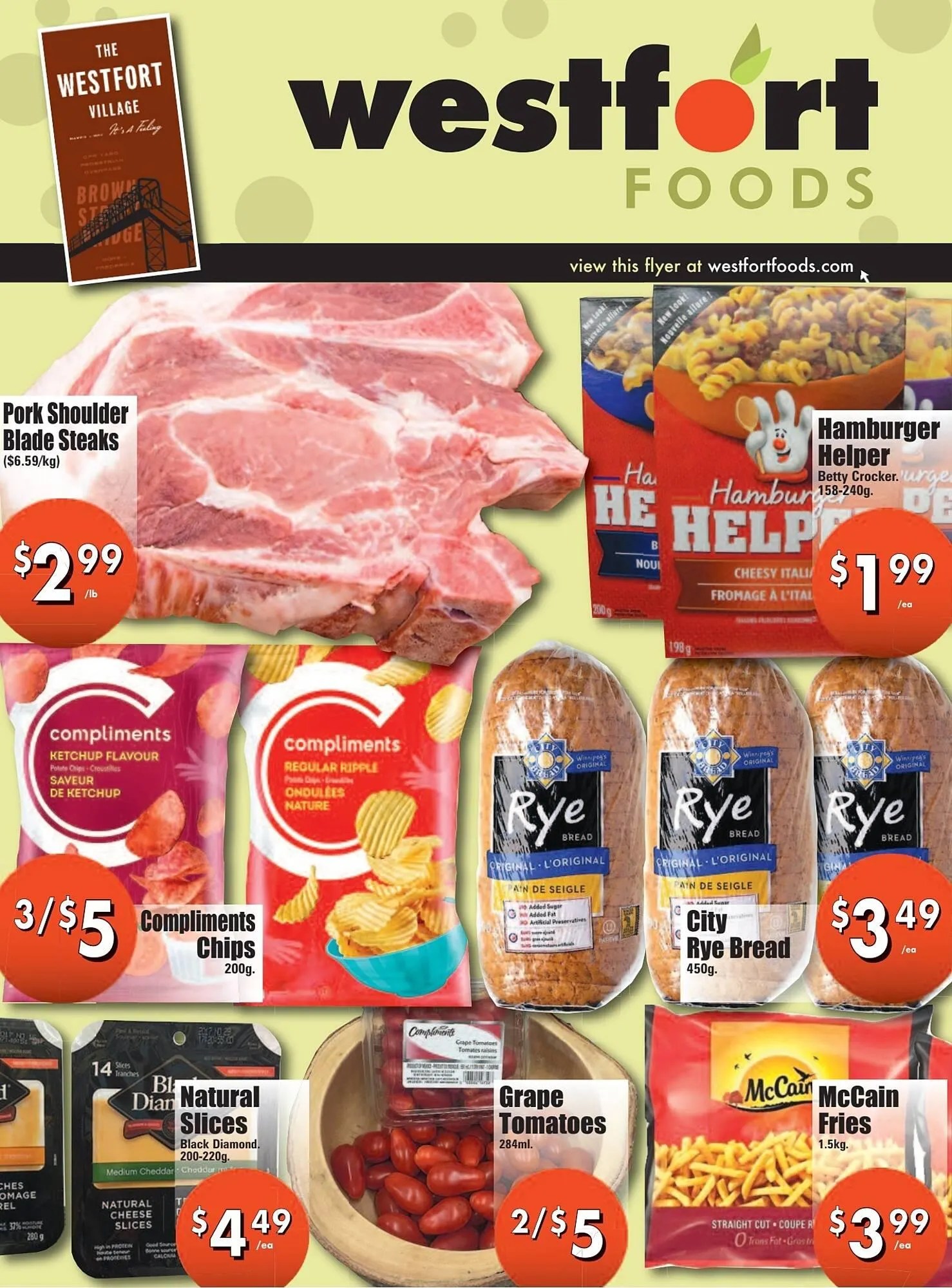Westfort Foods flyer - 1