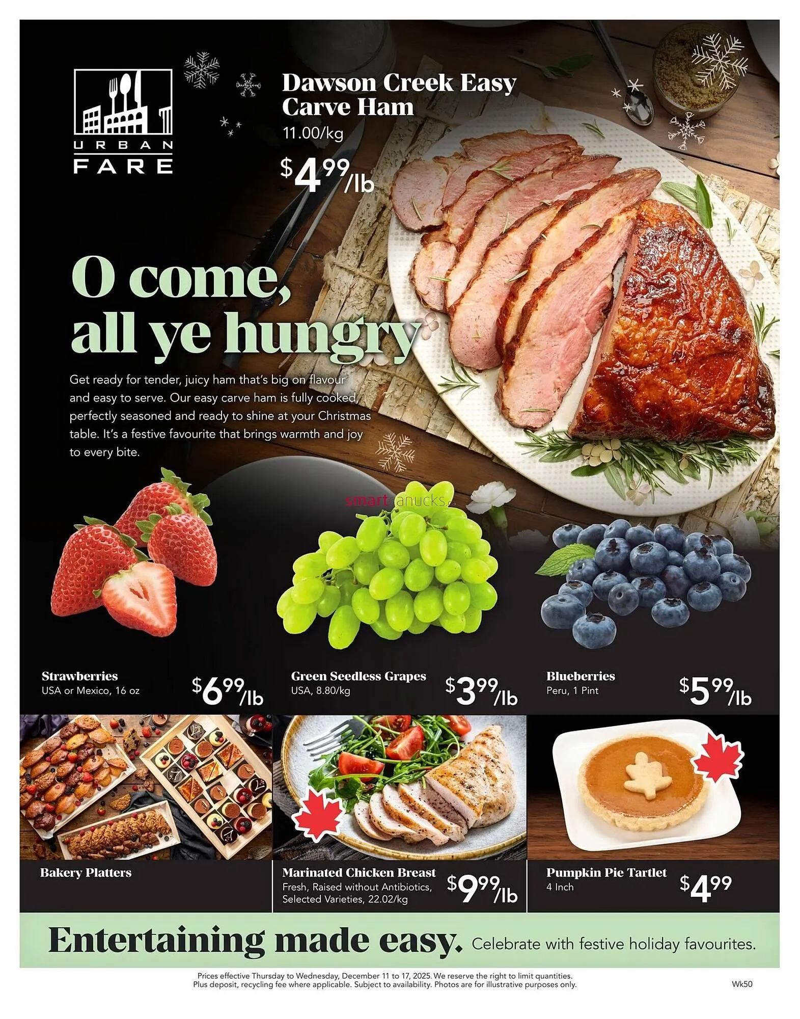Urban Fare flyer from December 10 to December 24 2025 - flyer page 1