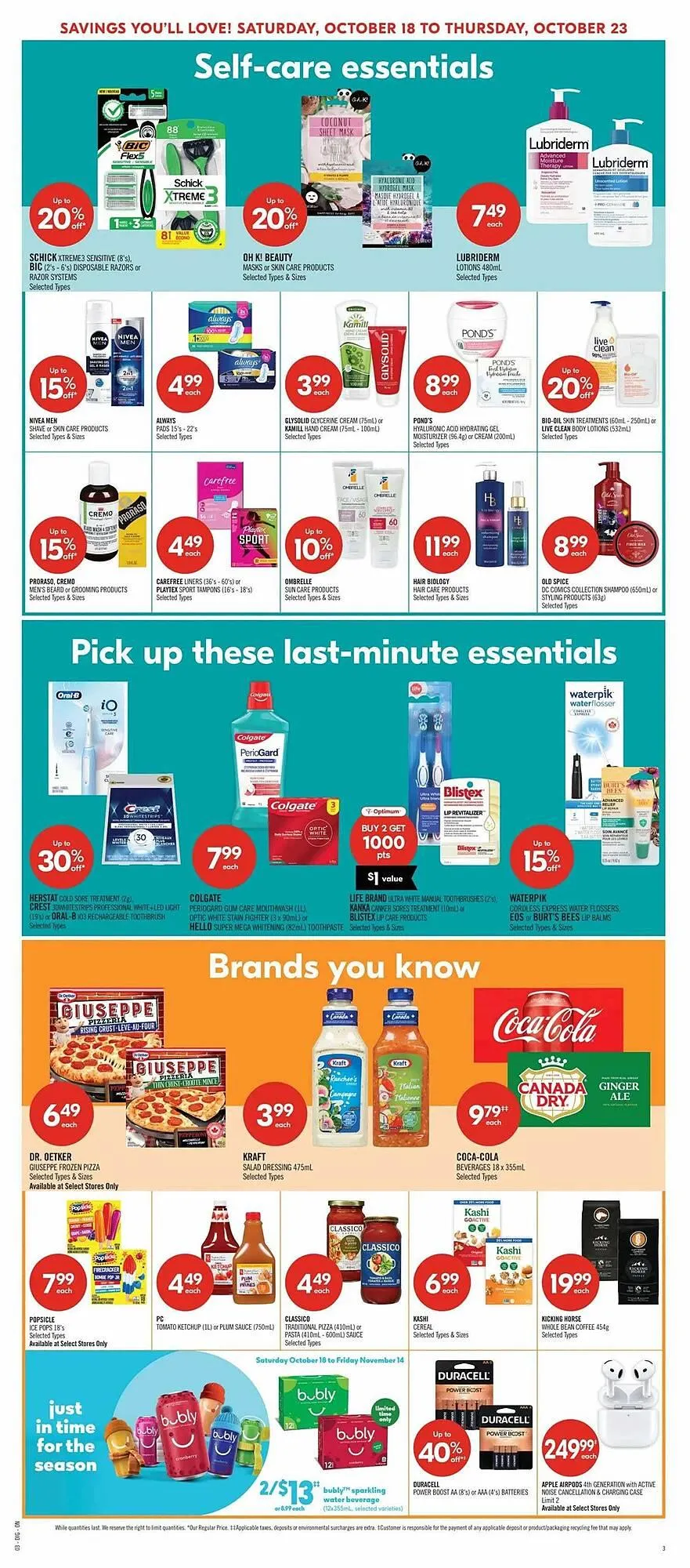 Shoppers Drug Mart flyer from October 18 to October 24 2025 - flyer page 24
