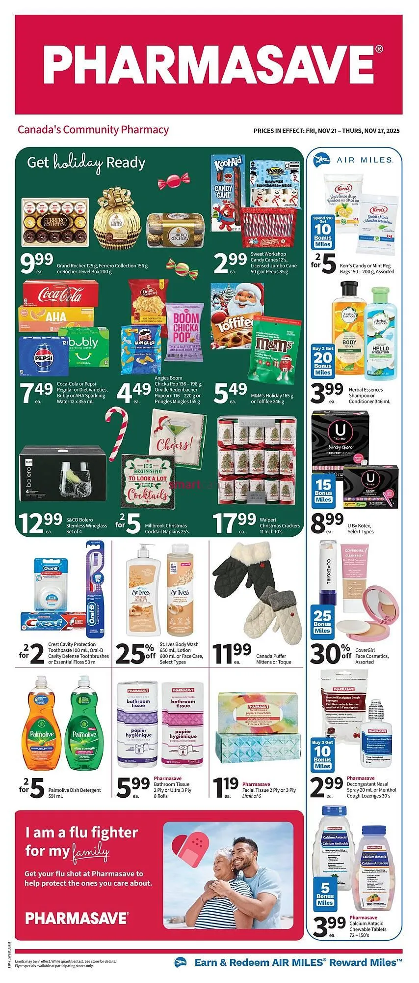 Pharmasave flyer from November 21 to November 27 2025 - flyer page 1