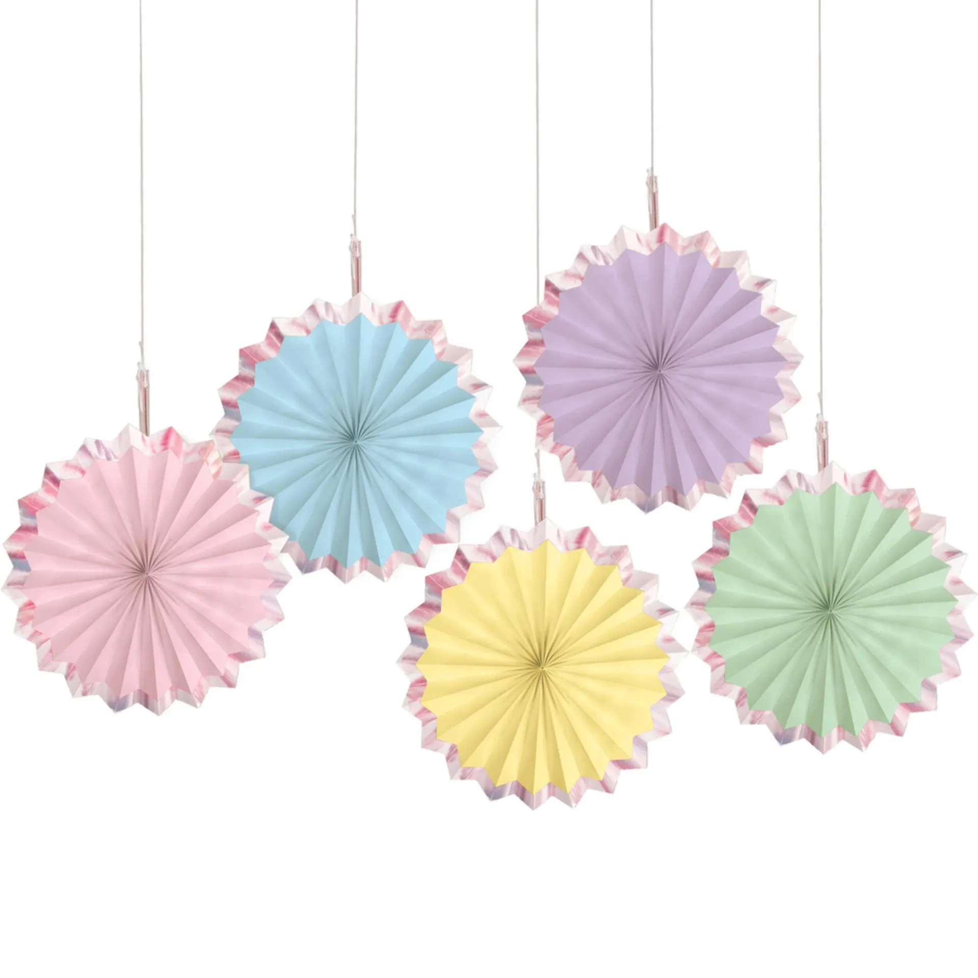 Amscan Mini Pastel Fan Decorating Kit