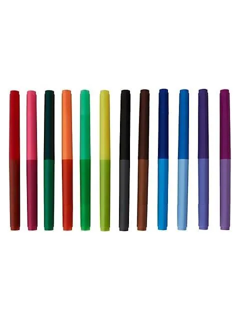 12-Pack Double Ended Markers