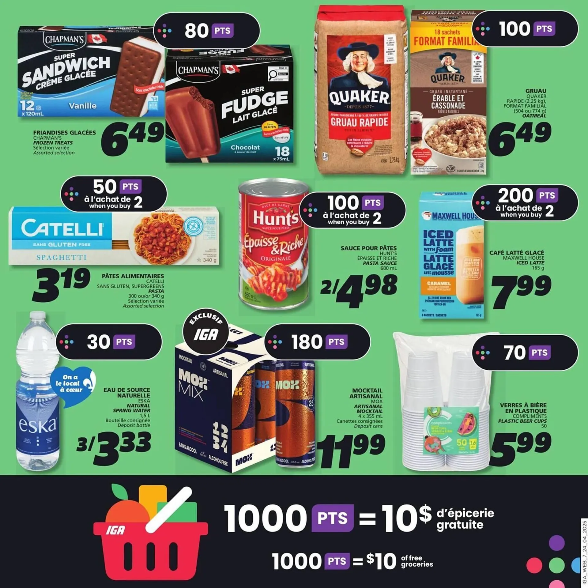 IGA flyer from April 24 to May 1 2025 - flyer page 25
