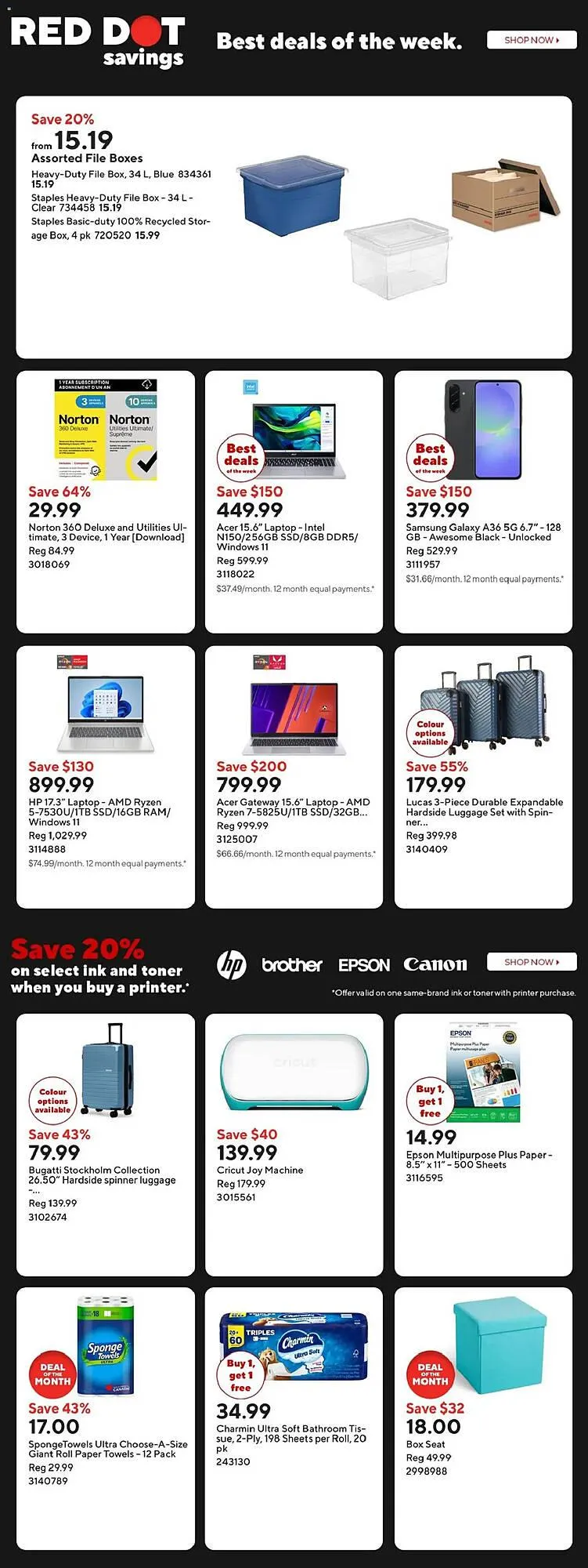 Staples flyer from March 9 to March 11 2026 - flyer page 2