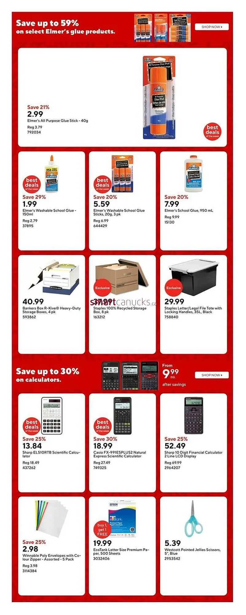 Staples flyer from September 5 to September 11 2025 - flyer page 12