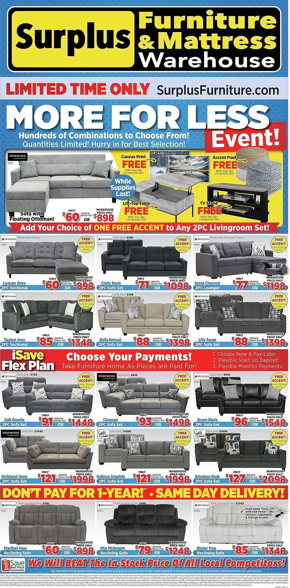 Surplus Furniture flyer - 1