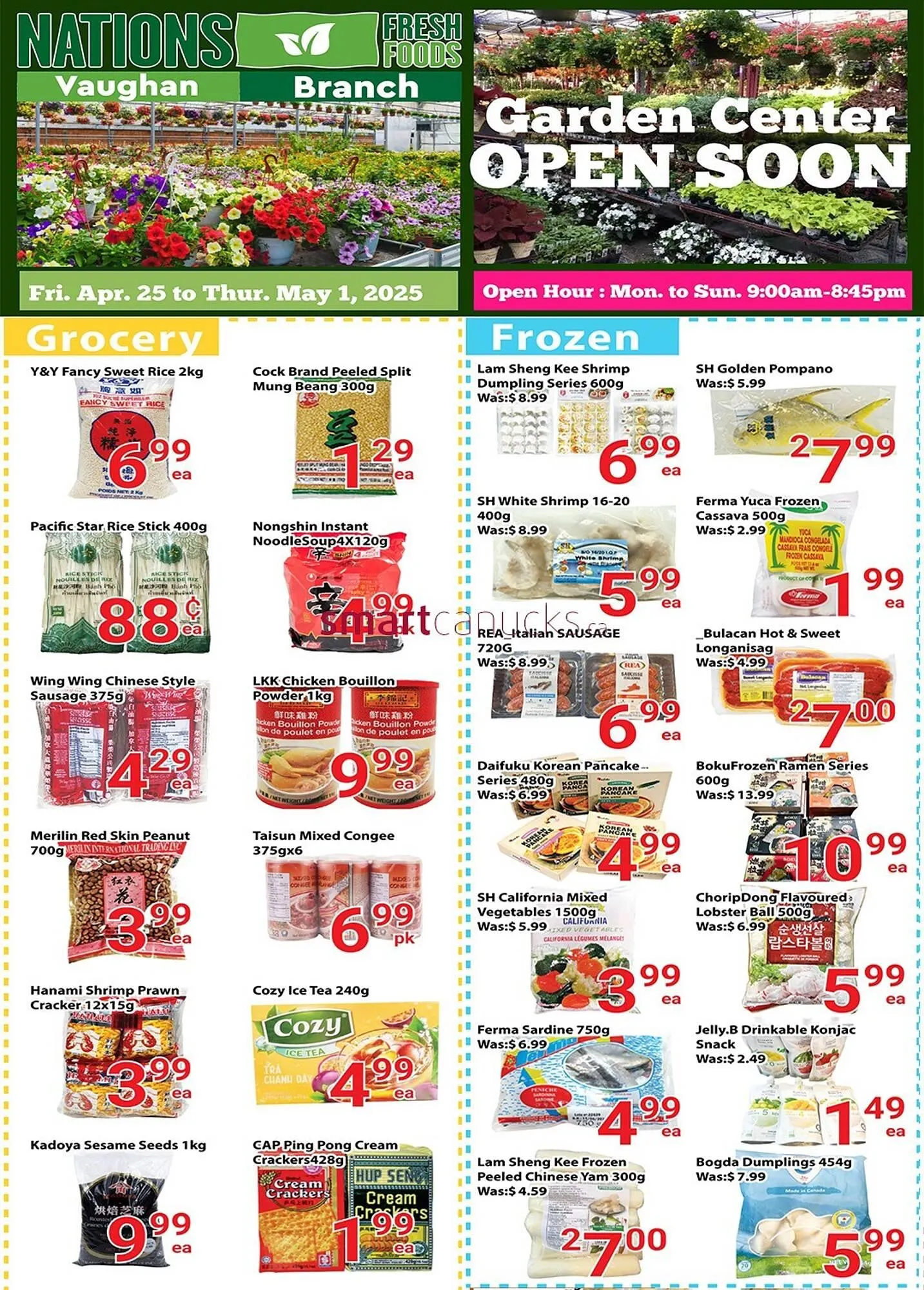 Nations Fresh Foods flyer from April 24 to April 30 2025 - flyer page 1