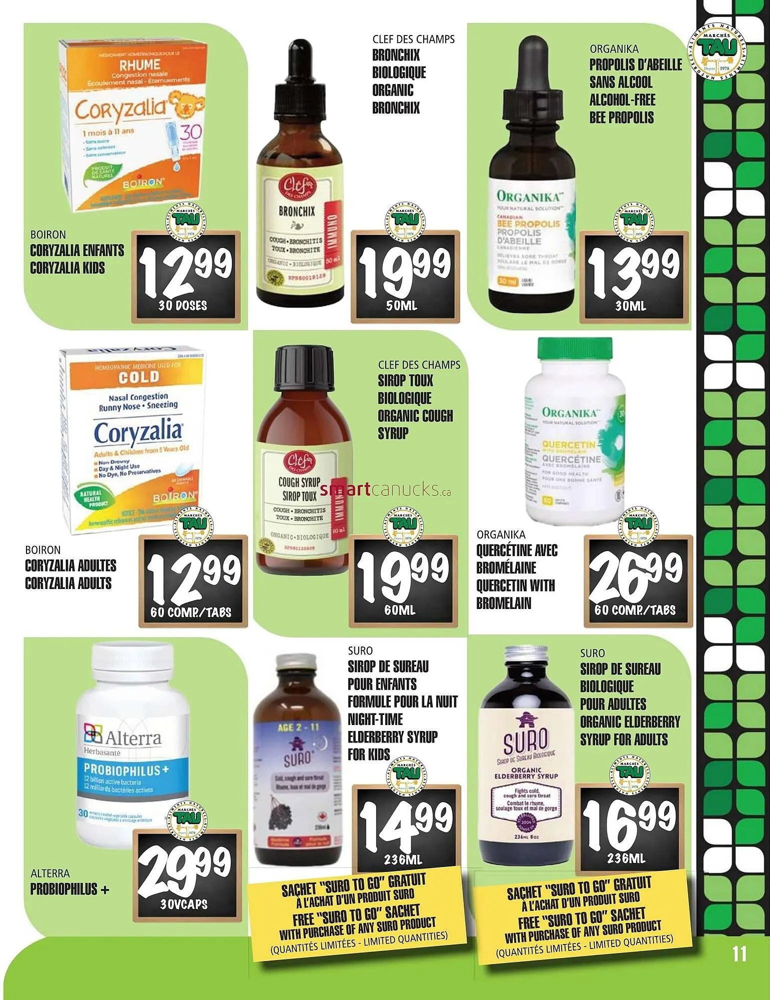 Marches Tau flyer from September 30 to October 13 2024 - flyer page 11