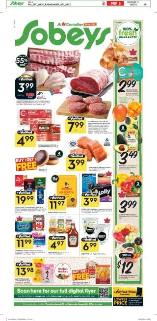 Sobeys Flyer from August 20 to August 26 2026 - flyer page 1