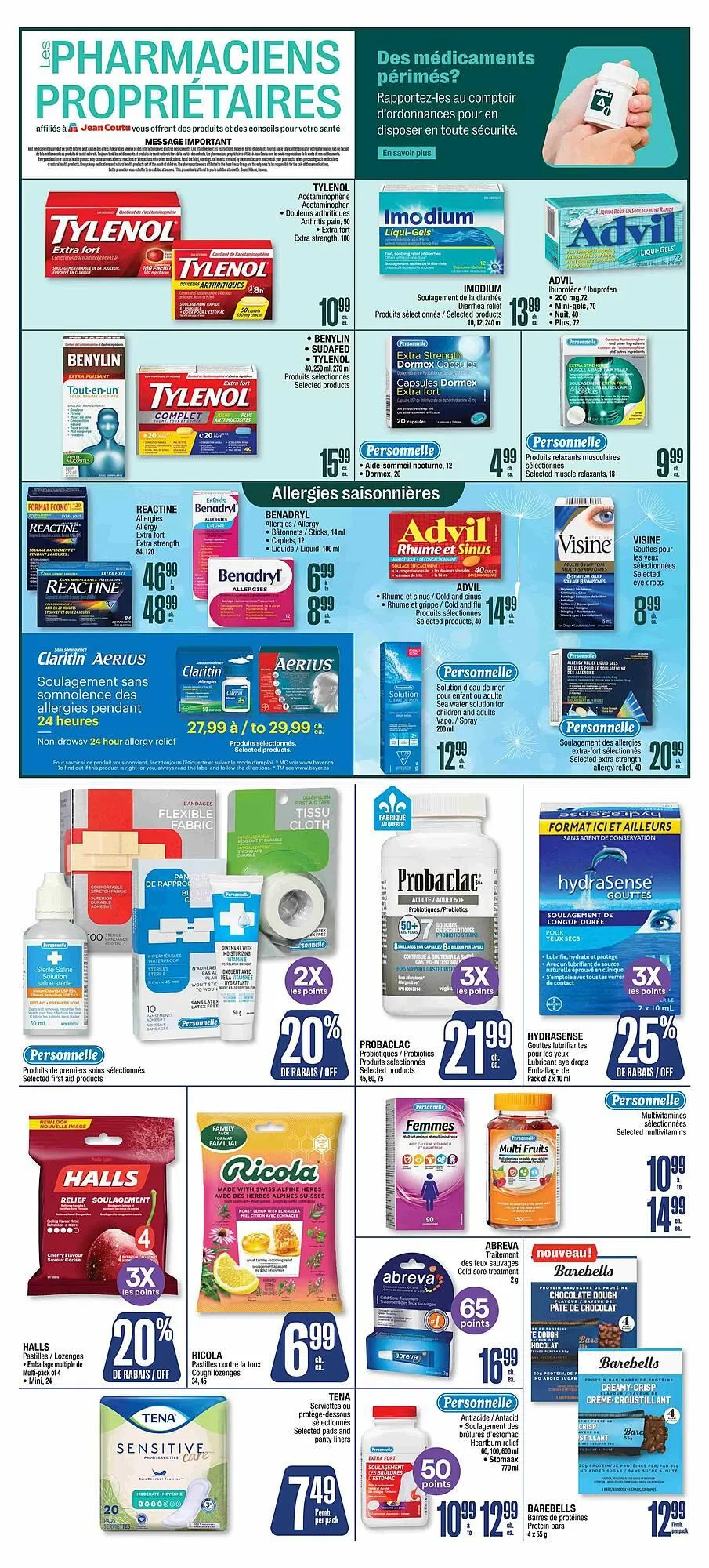 Jean Coutu flyer from April 3 to April 9 2025 - flyer page 4