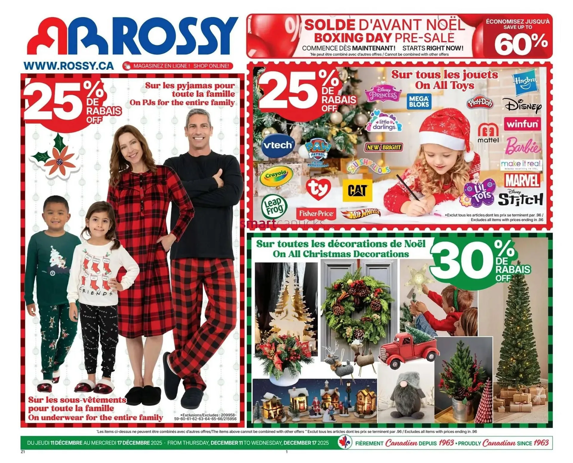Rossy flyer from December 11 to December 17 2025 - flyer page 1