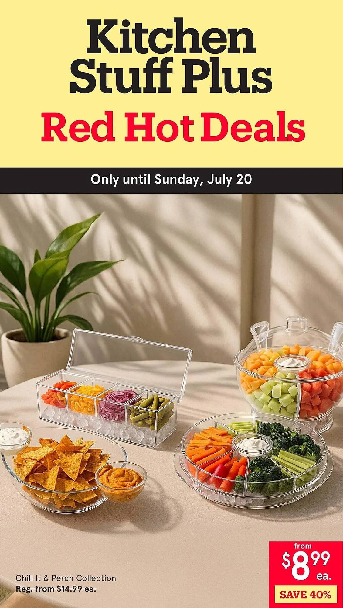 Kitchen Stuff Plus flyer from July 14 to July 21 2025 - flyer page 1