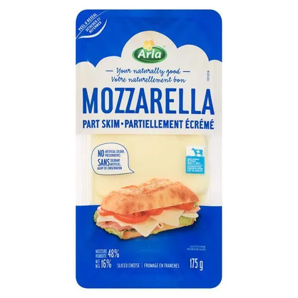 Arla Mozzarella Sliced Cheese 175gm