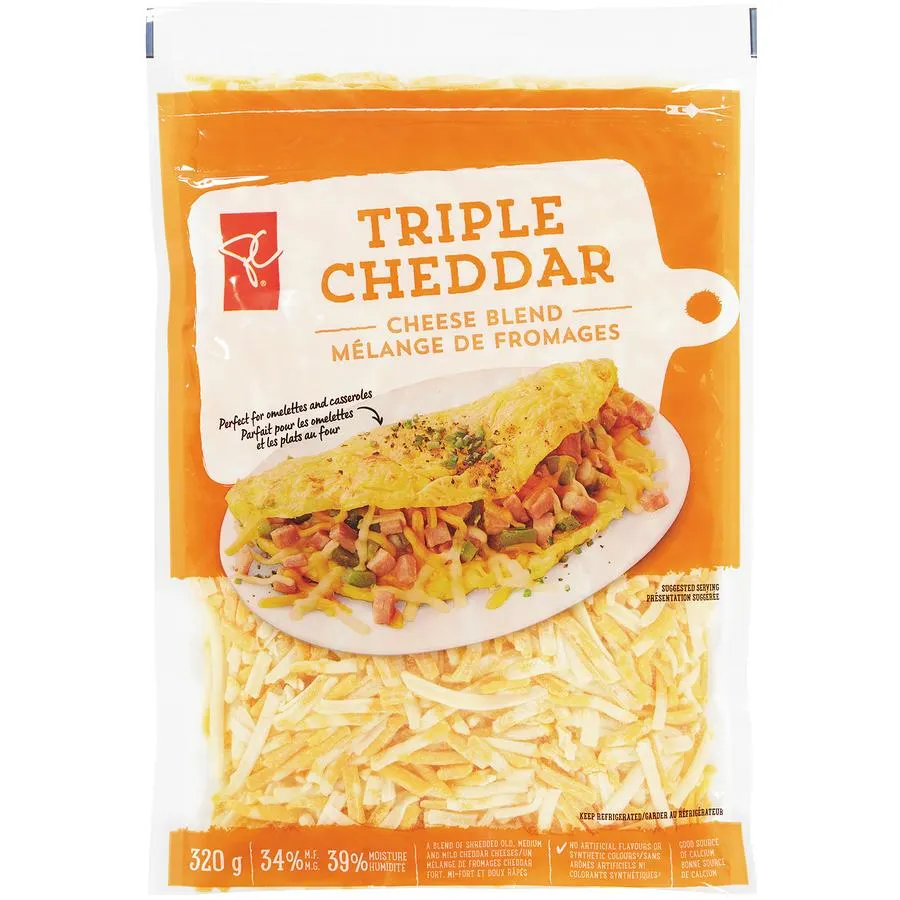 Triple Cheddar Shredded Cheese Blend