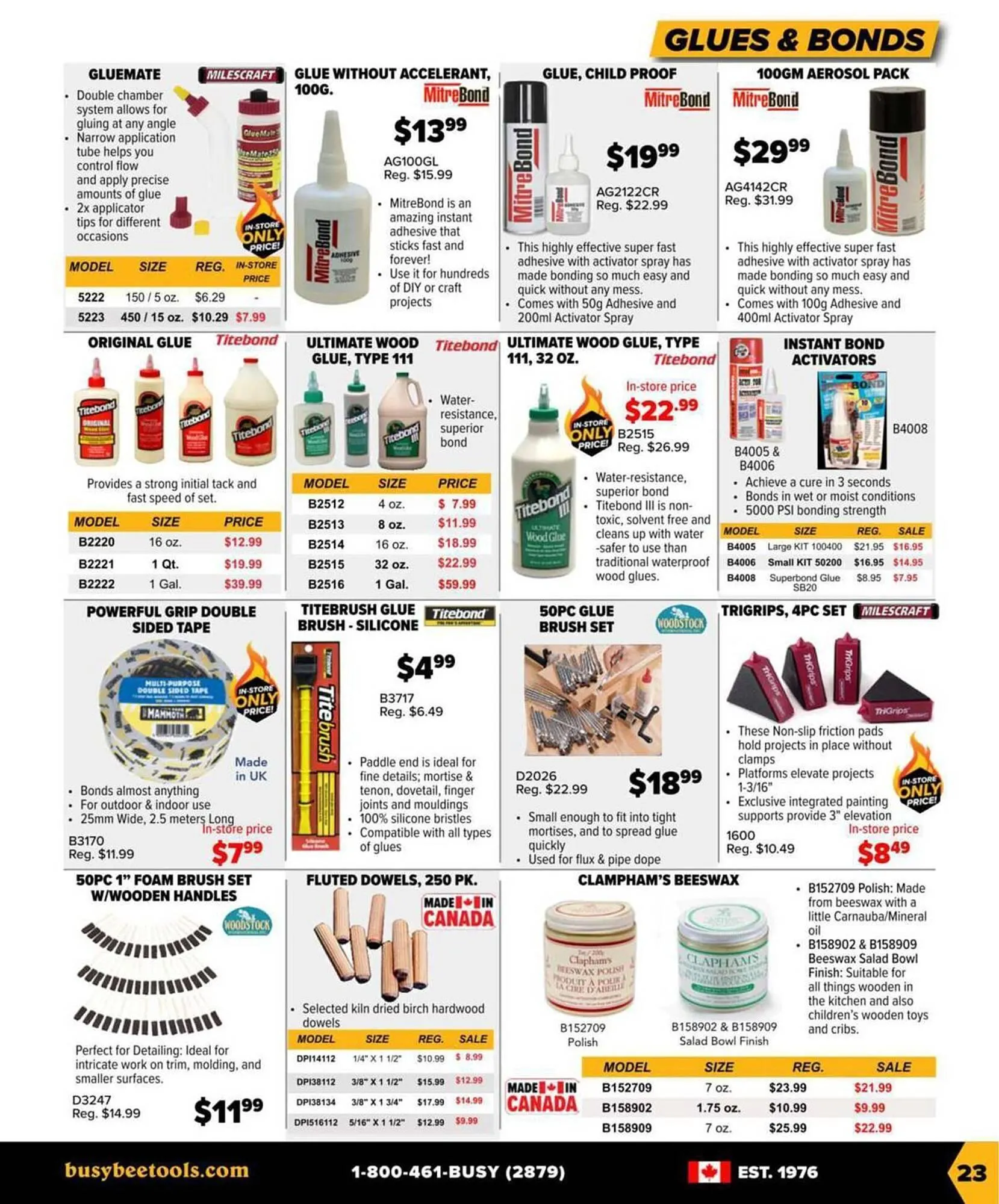 Busy Bee Tools flyer from April 5 to May 31 2025 - flyer page 23