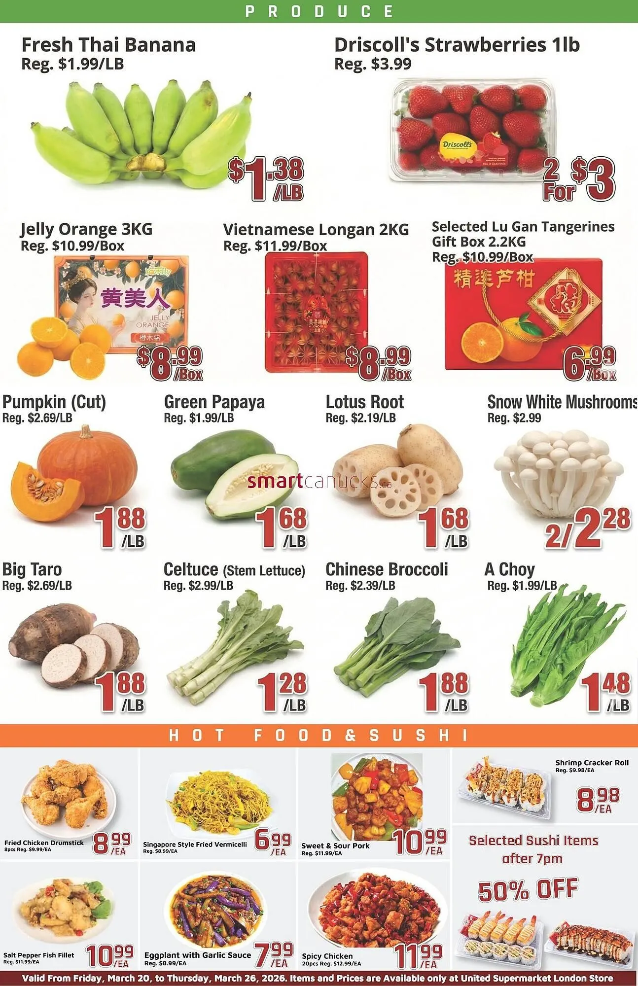 United Supermarket flyer from March 20 to March 26 2026 - flyer page 3