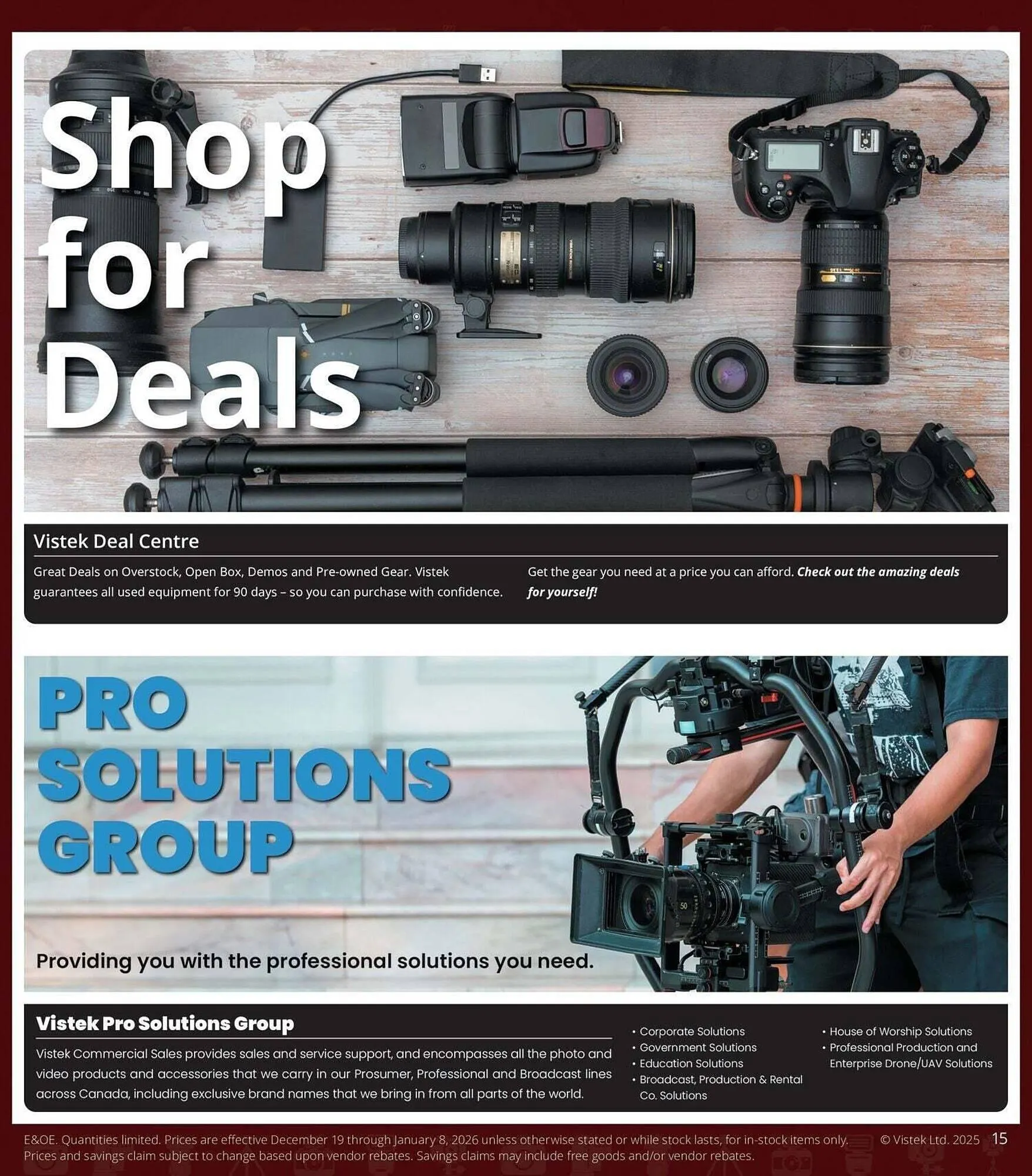 Vistek flyer from December 19 to December 27 2025 - flyer page 15