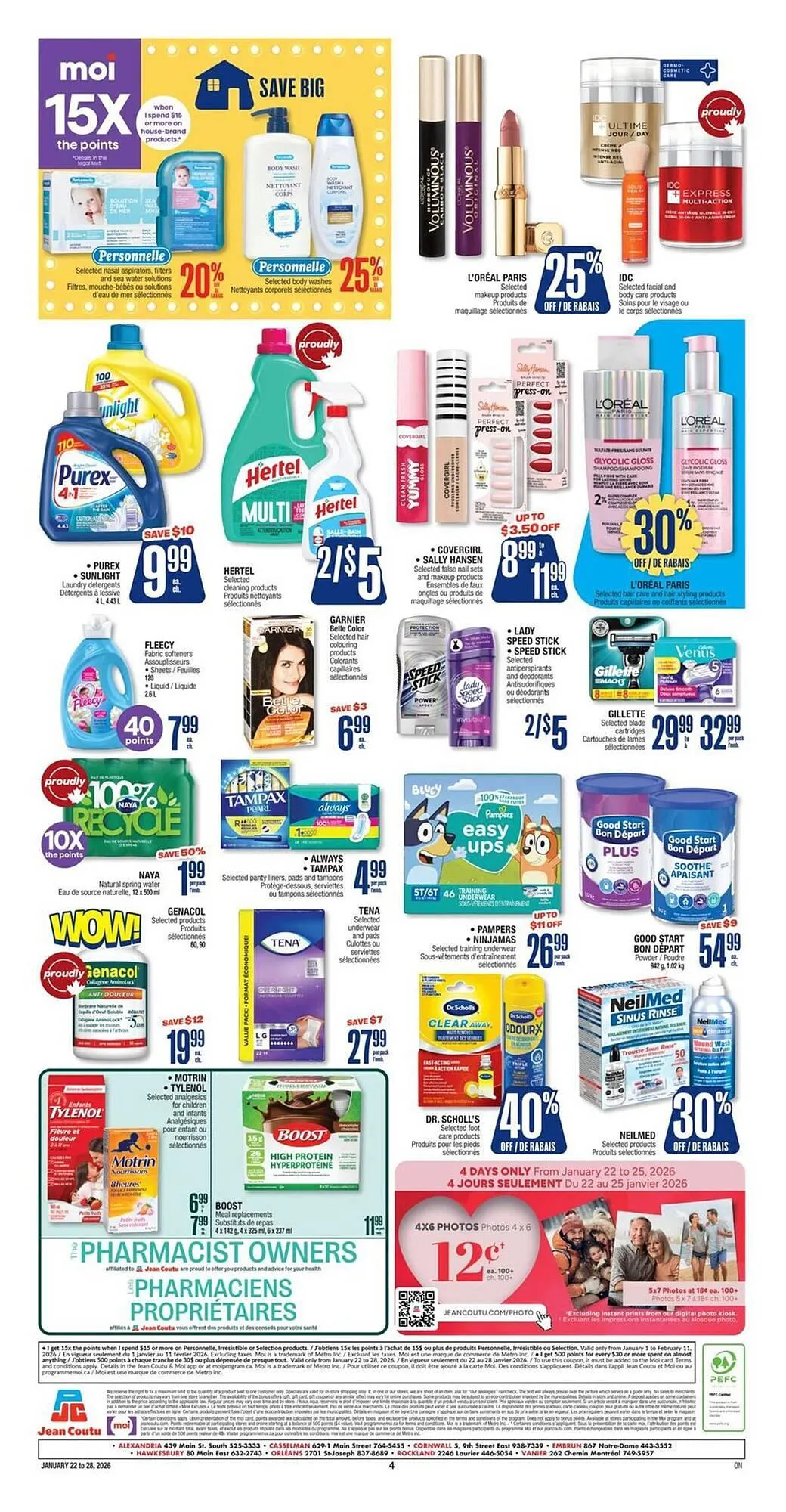 Jean Coutu flyer from January 22 to January 28 2026 - flyer page 2