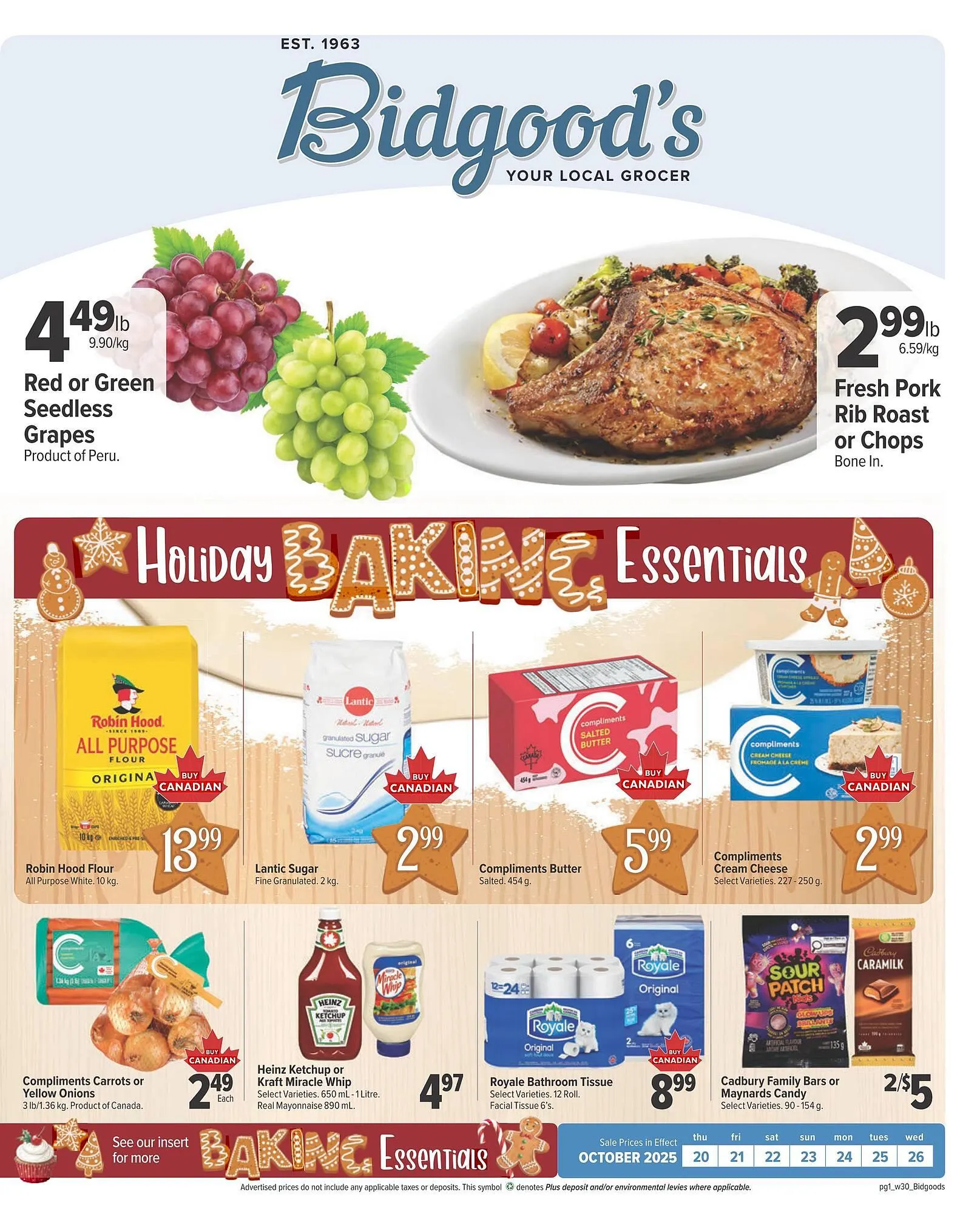 Bidgood's flyer from November 20 to November 26 2025 - flyer page 1