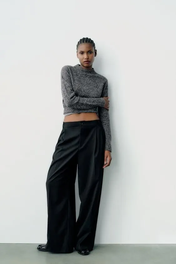 PANTALÓN FULL LENGTH PLIEGUES