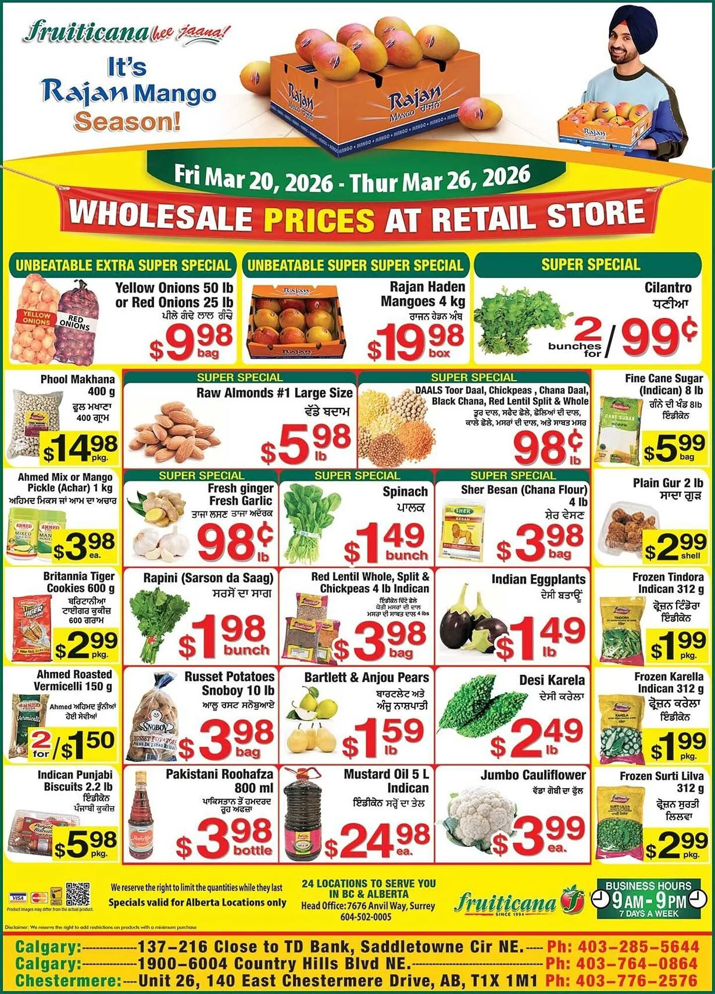 Fruiticana flyer from March 20 to March 27 2026 - flyer page 1