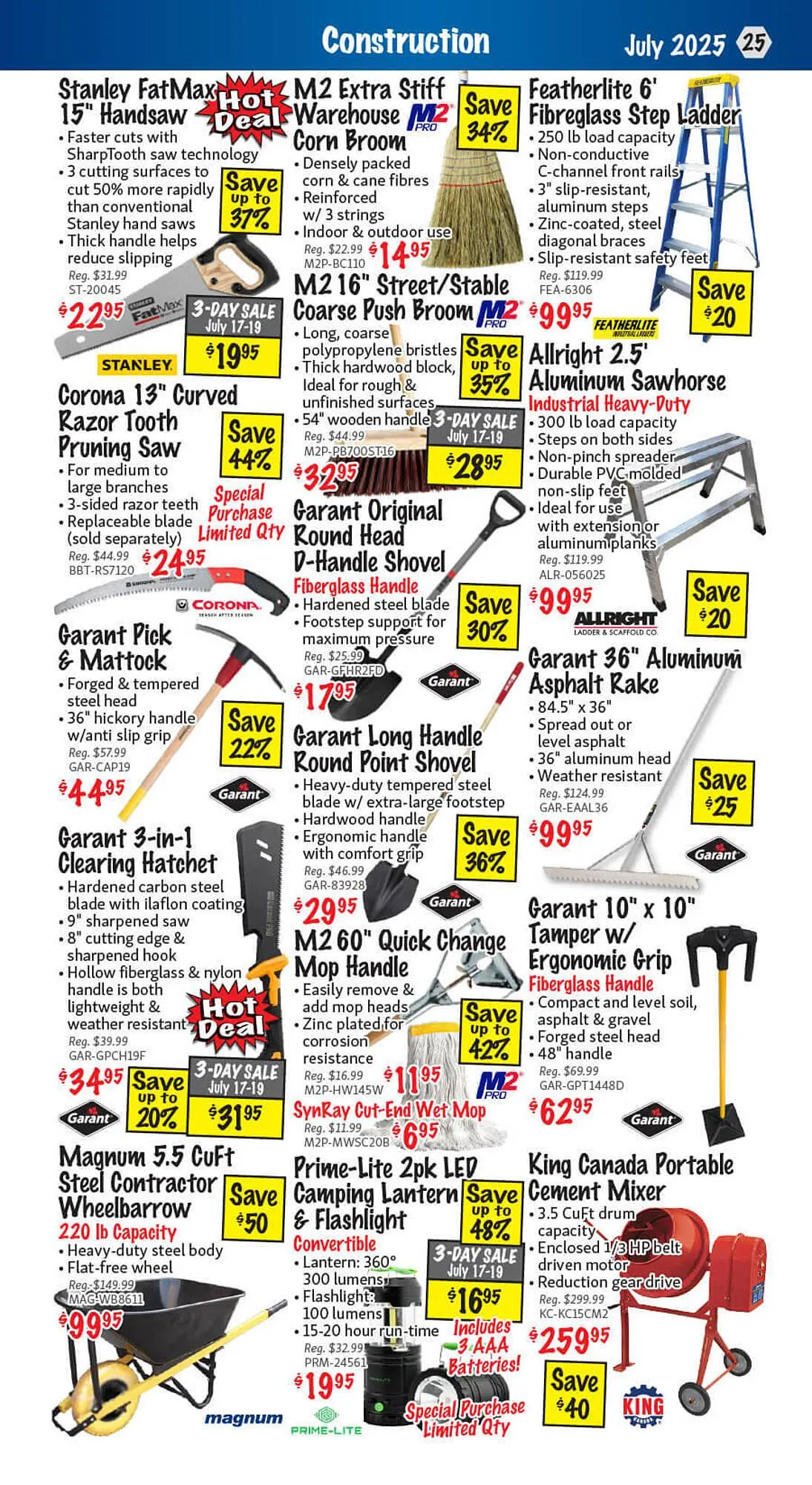 KMS Tools flyer from July 3 to July 9 2025 - flyer page 25