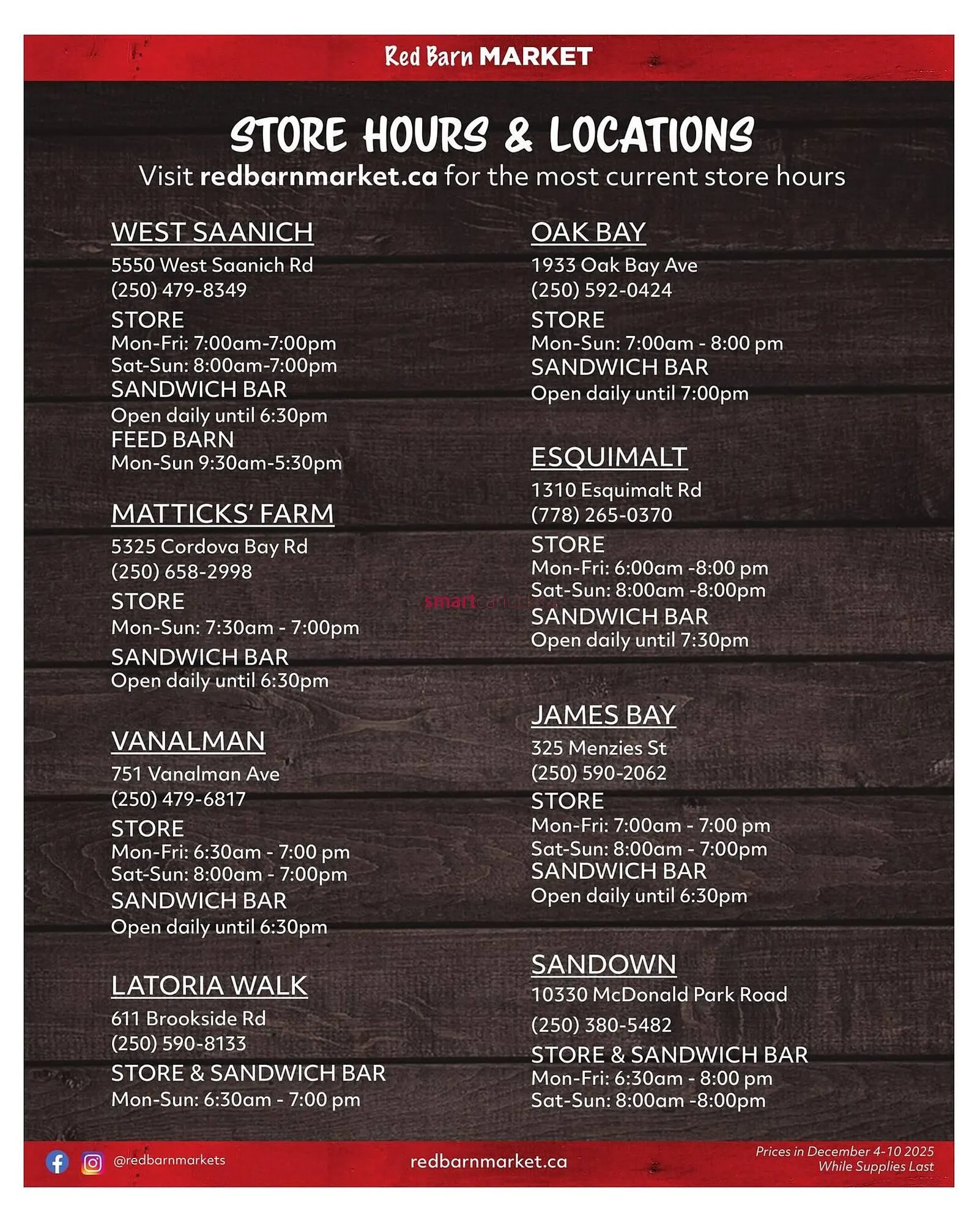 Red Barn Market flyer from December 4 to December 10 2025 - flyer page 8