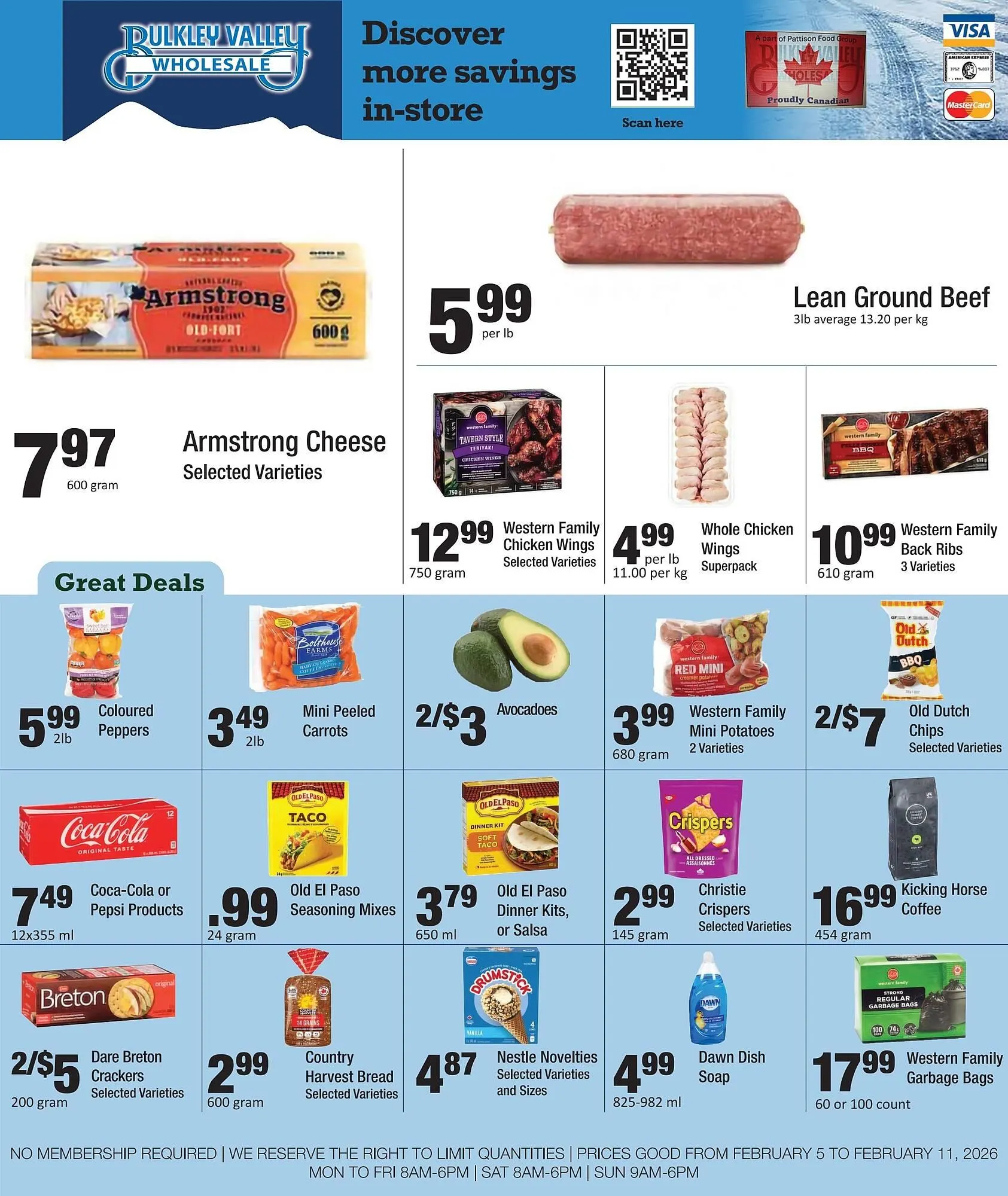 Bulkley Valley Wholesale flyer from February 5 to February 11 2026 - flyer page 1