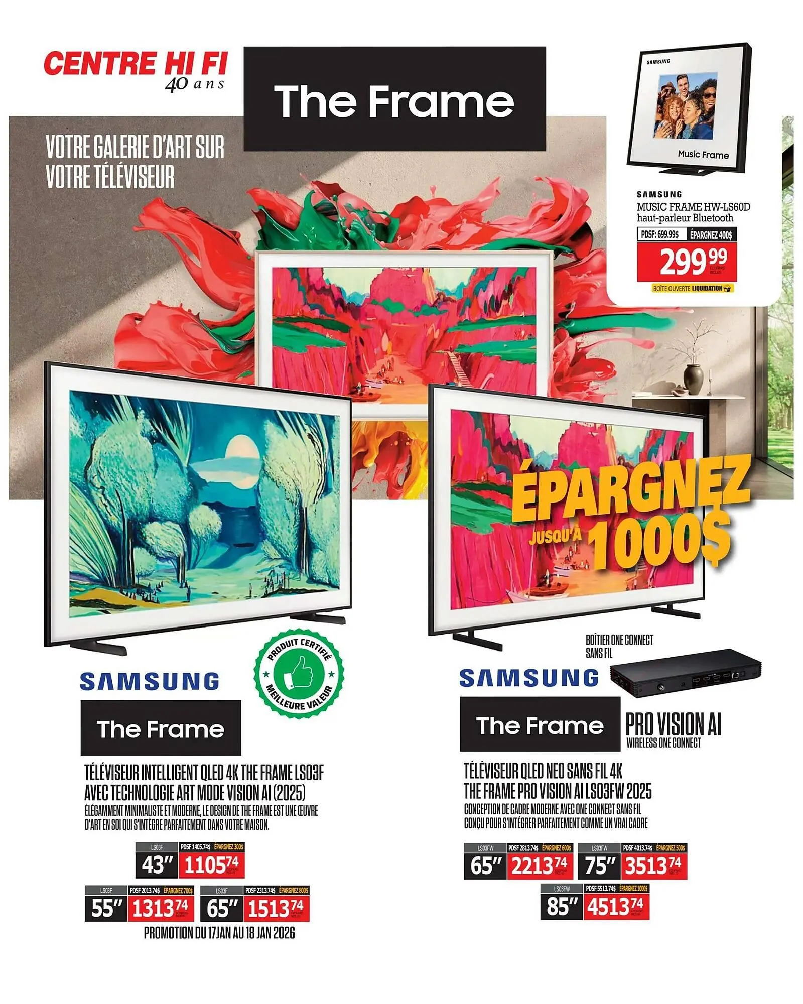 Centre Hi-Fi flyer from January 16 to January 22 2026 - flyer page 27