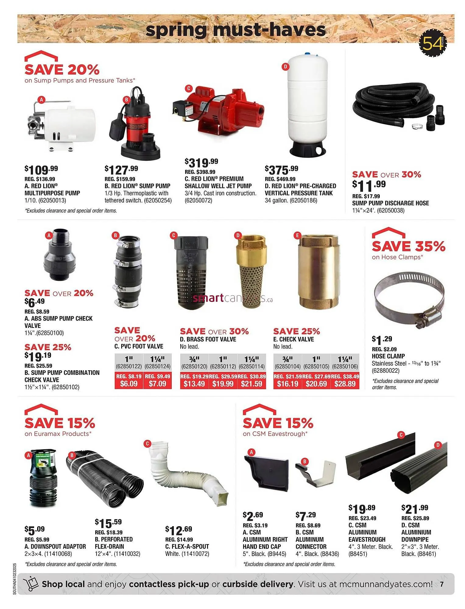 McMunn & Yates Building Supplies flyer from April 9 to April 15 2025 - flyer page 7