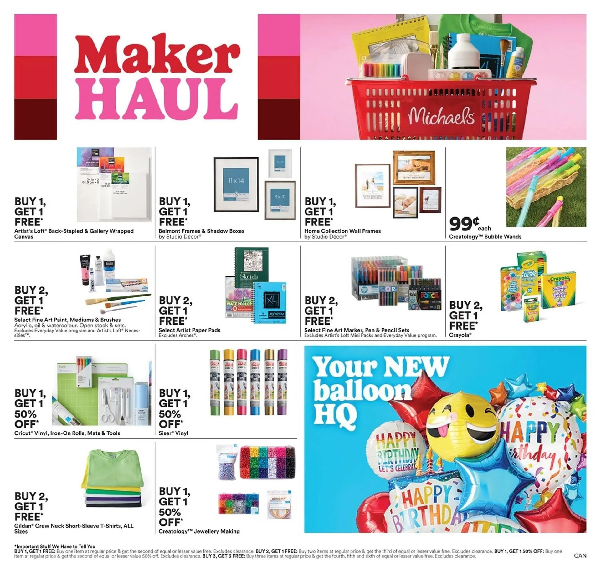 Michaels flyer - 1