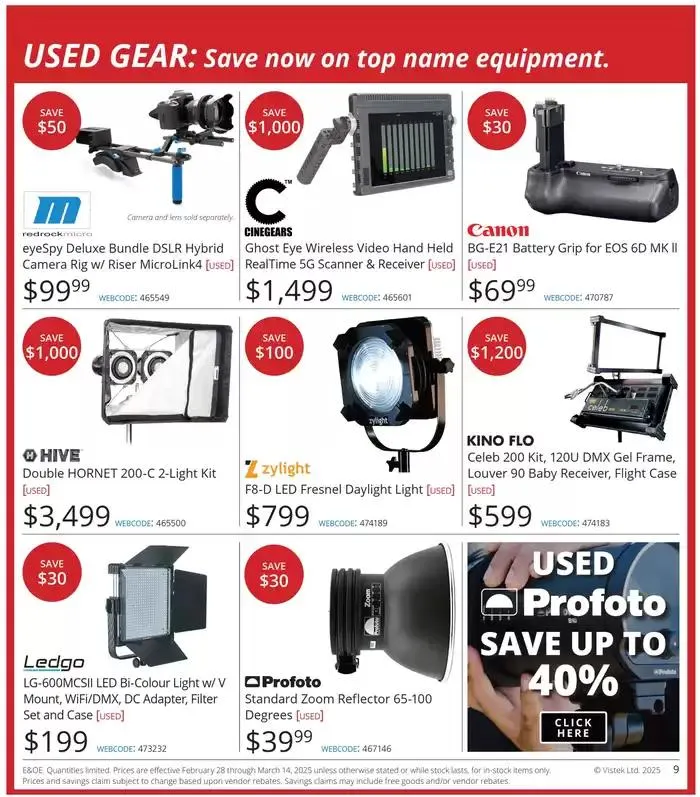 March Clearance from March 5 to March 14 2025 - flyer page 9