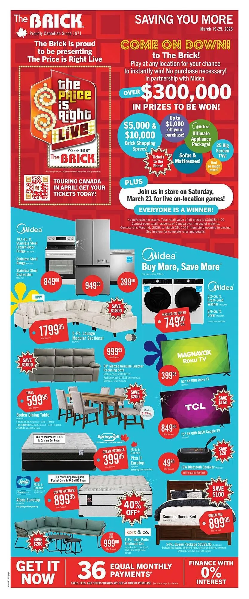 The Brick flyer from March 20 to March 27 2026 - flyer page 1