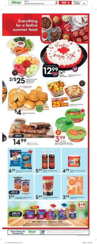 Sobeys Flyer from June 25 to July 1 2026 - flyer page 4