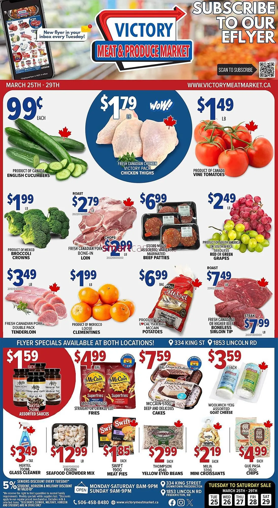 Victory Meat Market flyer - 1